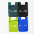 Custom Silicone Phone Wallet/ Card Set w/ Printed Logo